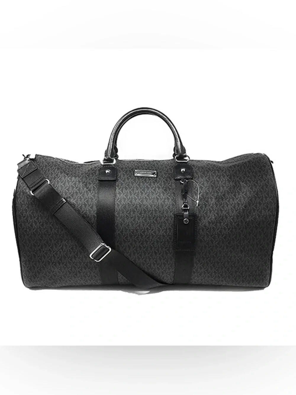 Michael Kors Black/Grey Logo Duffel Bag